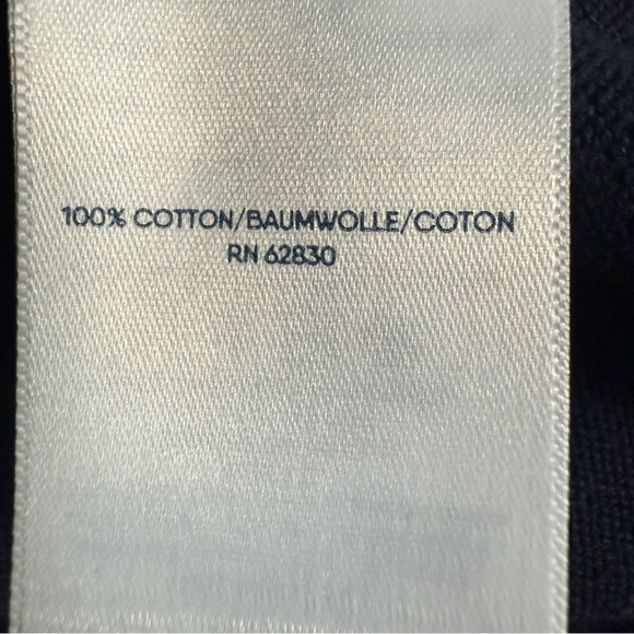 Lands End Womens Navy Blue Sweater Cardigan With Pockets Size 2X Light Weight - Picture 11 of 12